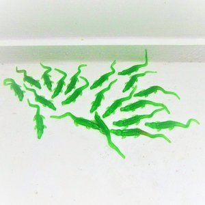 Green Gummy Crocodile Floating Bait